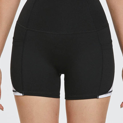 High Waist Active Shorts - MimiStylez