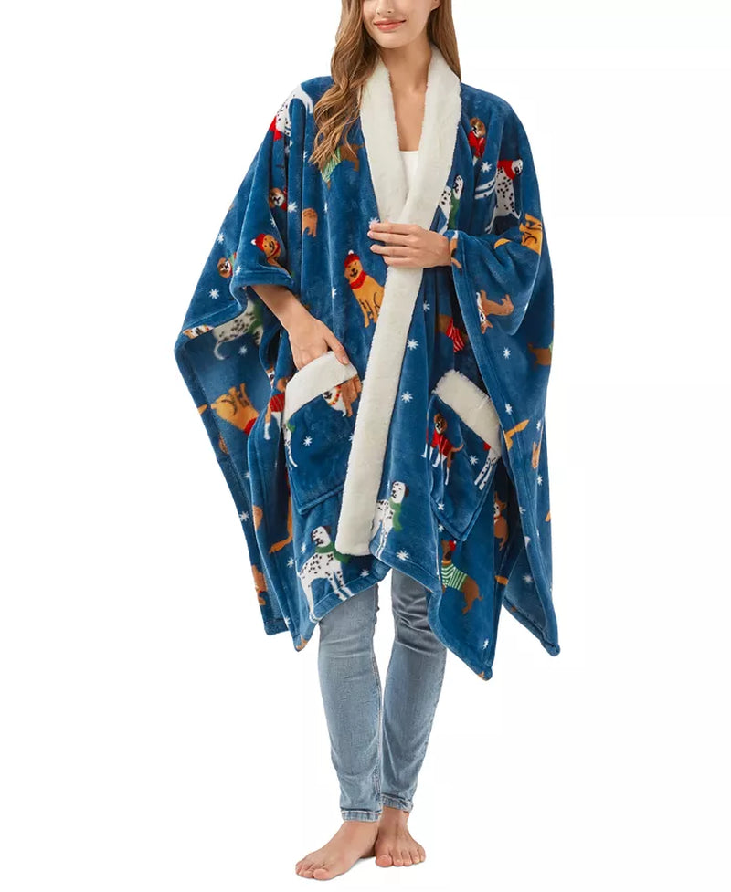 Cozy Plush Printed Wrap, 50" X 70", Exclusively at MacyâS (A $30 Value)