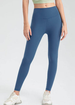 Wide Waistband Slim Fit Active Leggings - MimiStylez