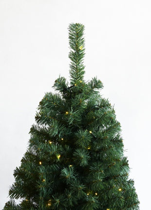 6FT Pre Lit Christmas Tree - 300 LED Lights, 1000 Branch Tips With Foldable Stand