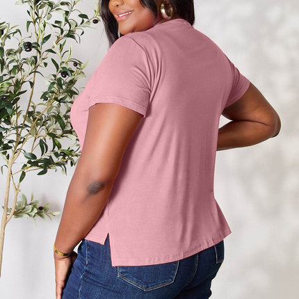 Basic Bae Full Size Round Neck Short Sleeve T-Shirt - MimiStylez