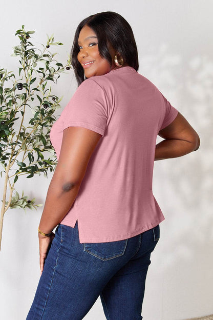 Basic Bae Full Size Round Neck Short Sleeve T-Shirt - MimiStylez