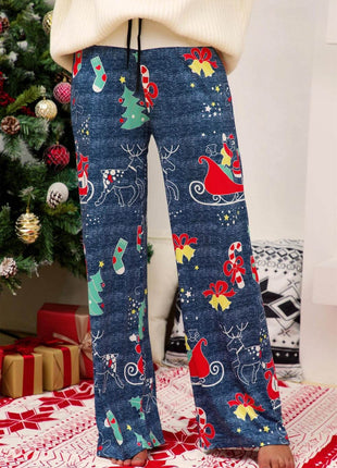 Christmas Straight Leg Pants - MimiStylez