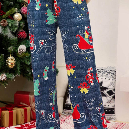 Christmas Straight Leg Pants - MimiStylez