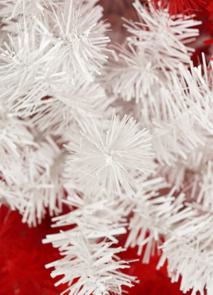 6ft Candy Cane Christmas Tree With 300 LED Lights And 900 Bendable Branches