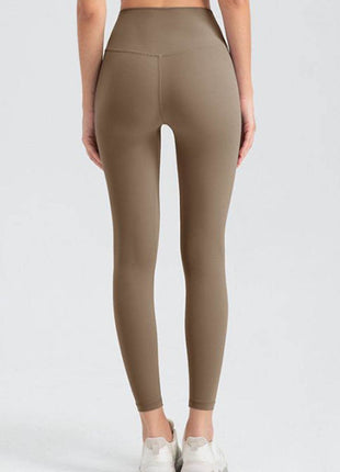 Wide Waistband Slim Fit Active Leggings - MimiStylez