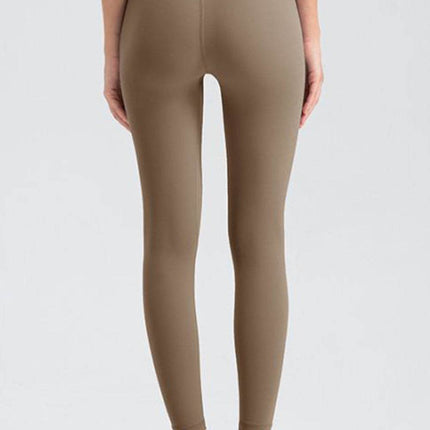 Wide Waistband Slim Fit Active Leggings - MimiStylez