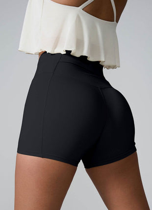 High Waist Active Shorts - MimiStylez