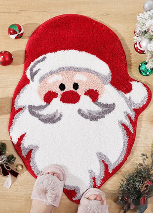 Christmas Rug - Cashmere Irregular Shape Hallway Mat