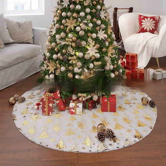 Christmas Snowflake Christmas Tree Skirt