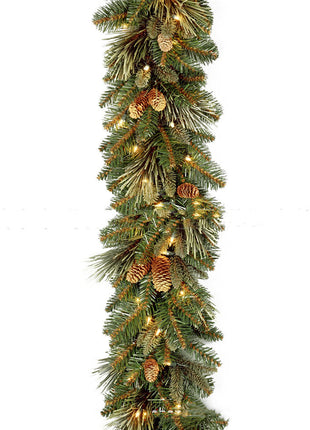 6FT & 9FT Pre Lit Christmas Garland Decoration