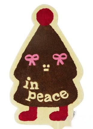 Christmas Rug - Cashmere Irregular Shape Hallway Mat