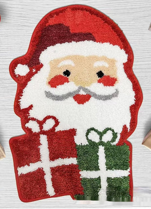 Christmas Rug - Cashmere Irregular Shape Hallway Mat