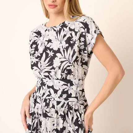 Mittoshop Tropical Print Top and Skirt Set - MimiStylez