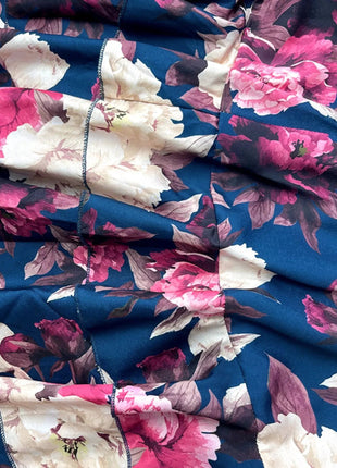 Full Size Floral Cami and Layered Skirt Set Plus Size - MimiStylez