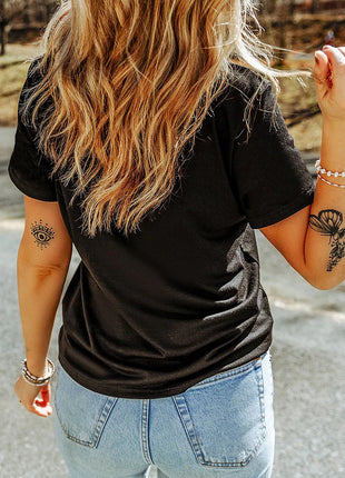 Full Size Ghost Round Neck Short Sleeve T-Shirt - MimiStylez