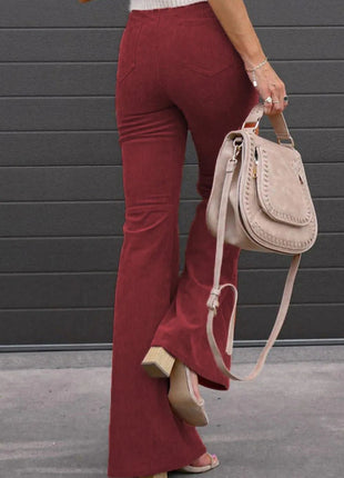 Full Size Hight Waist Bootcut Pants Plus Size - MimiStylez