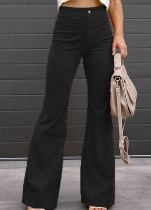 Full Size Hight Waist Bootcut Pants Plus Size - MimiStylez