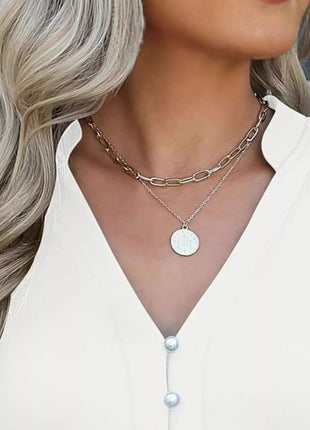 Full Size Notched Flounce Sleeve Blouse Plus Size - MimiStylez