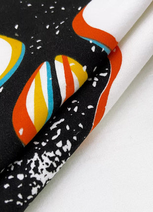 Graphic Round Neck Dropped Shoulder T-Shirt - MimiStylez