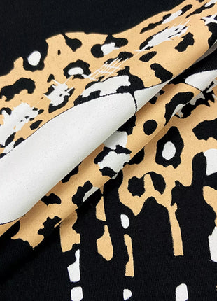 Graphic Round Neck Dropped Shoulder T-Shirt - MimiStylez