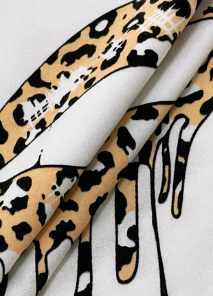 Graphic Round Neck Dropped Shoulder T-Shirt - MimiStylez