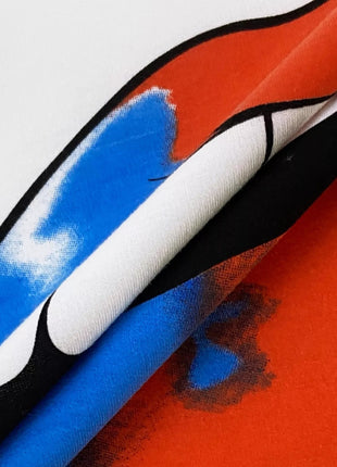 Graphic Round Neck Dropped Shoulder T-Shirt - MimiStylez