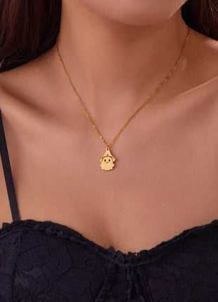 Halloween Ghost Pendant Necklace - MimiStylez