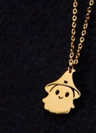 Halloween Ghost Pendant Necklace - MimiStylez