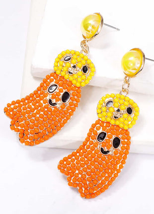 Halloween Ghost Shape Dangle Earrings - MimiStylez