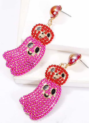 Halloween Ghost Shape Dangle Earrings - MimiStylez