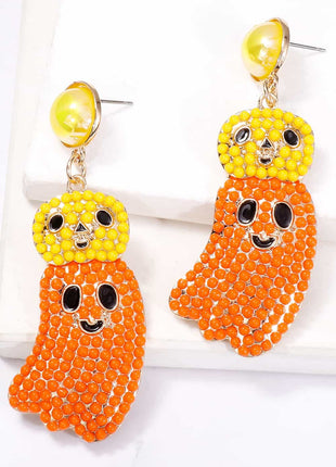 Halloween Ghost Shape Dangle Earrings - MimiStylez