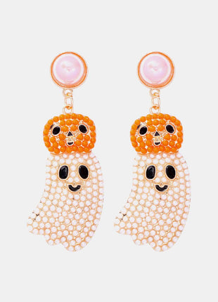 Halloween Ghost Shape Dangle Earrings - MimiStylez