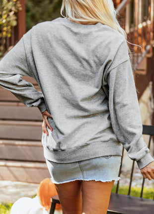 Halloween Spooky Ghost Sequin Sweatshirt - MimiStylez