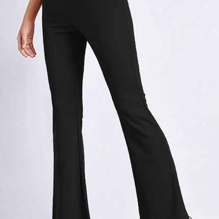 High Rise Flare Pants - MimiStylez