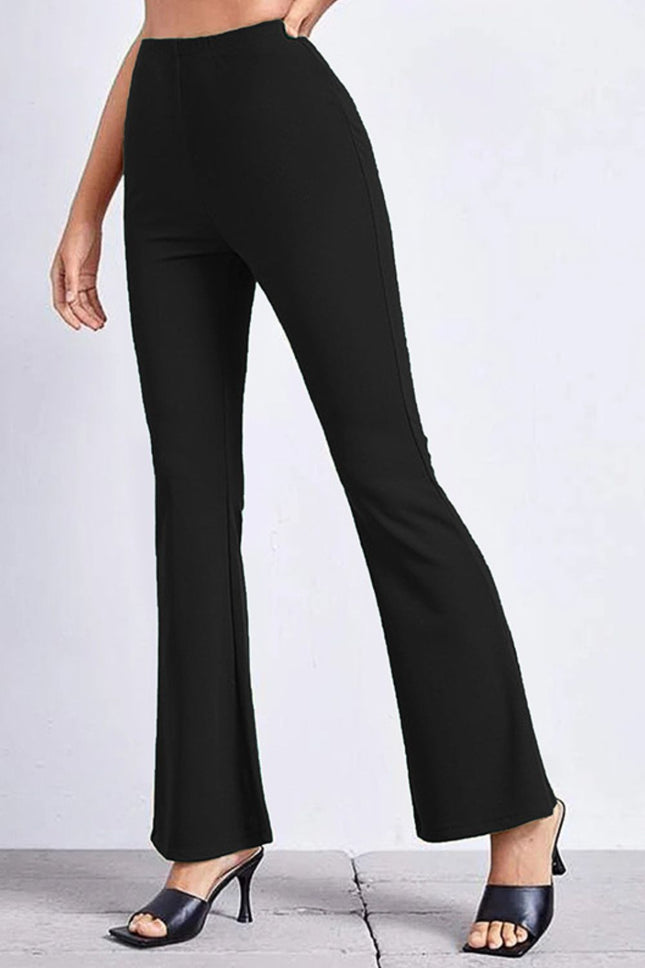 High Rise Flare Pants - MimiStylez