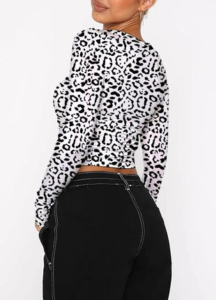 Long Sleeve Cropped T-Shirt - MimiStylez