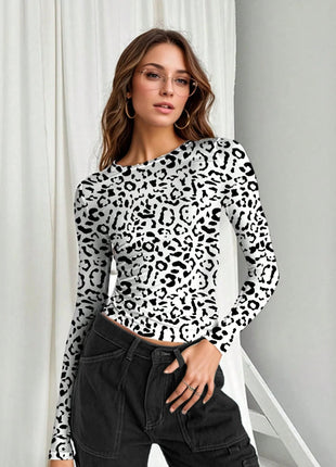 Long Sleeve Cropped T-Shirt - MimiStylez