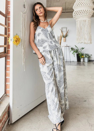 Mittoshop Paisley Print Cami and Pants Set - MimiStylez