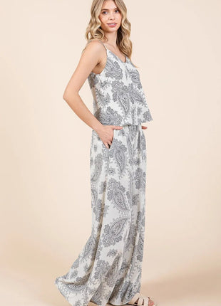 Mittoshop Paisley Print Cami and Pants Set - MimiStylez