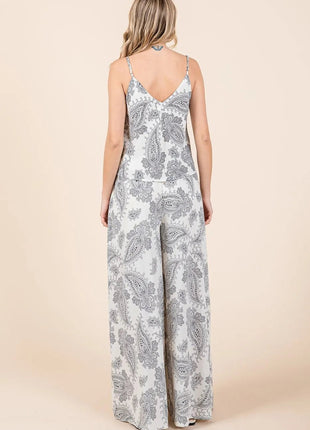 Mittoshop Paisley Print Cami and Pants Set - MimiStylez