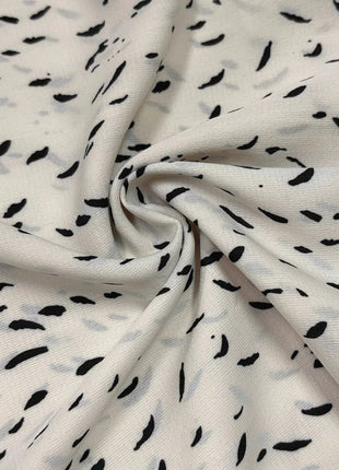 Ruffled Printed Tie Neck Long Sleeve Blouse - MimiStylez