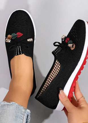 Women's summer breathable mesh flat shoes women's shoes casual sneakers shoes - MimiStylez